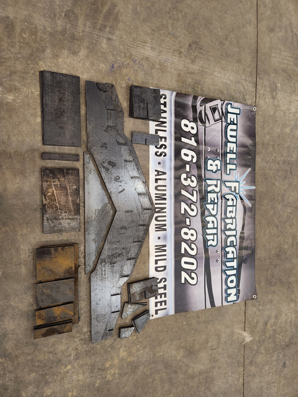 60" Derby Bumper Kit - Flat Pointy 8" Tall 1/4"